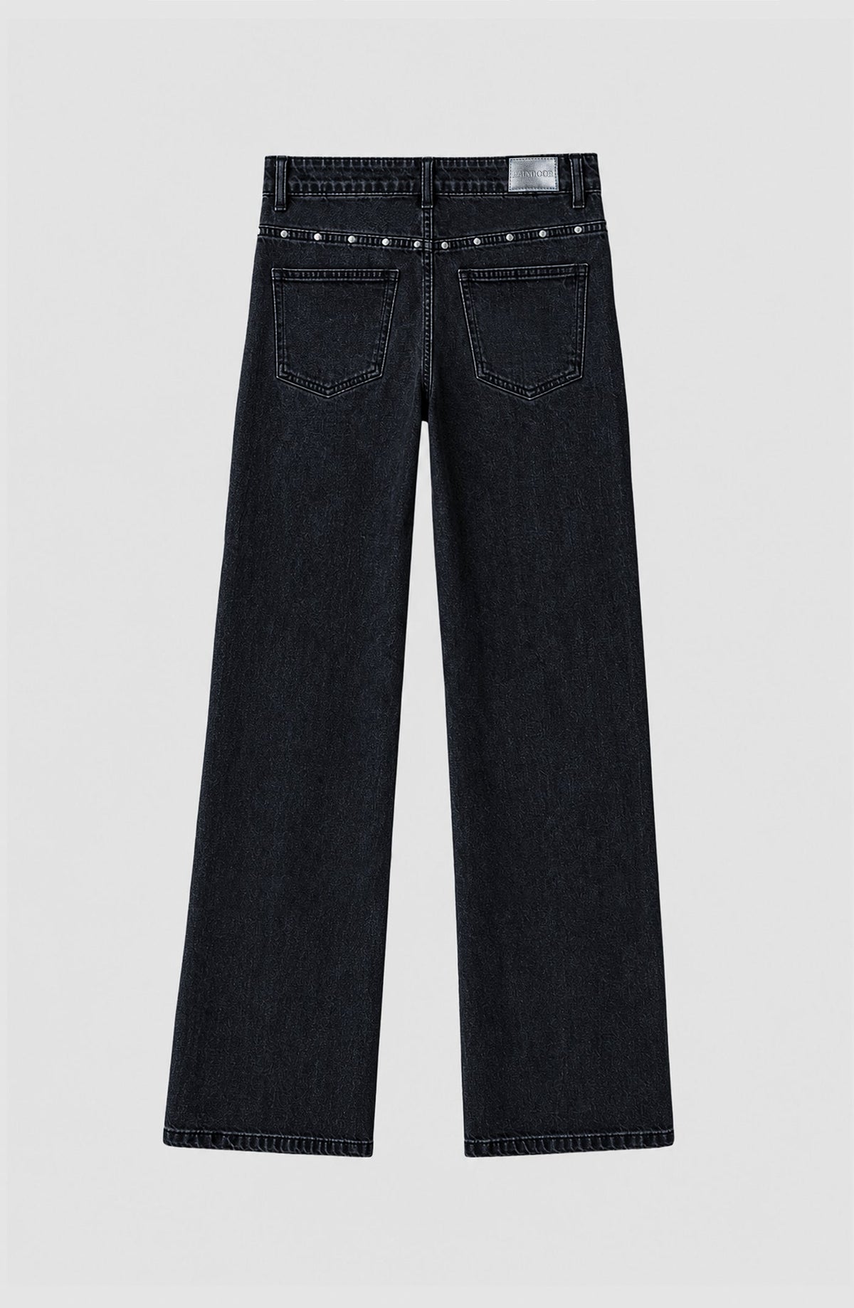 Pantalón Mujer Cortes Tachas Estrellas Grey