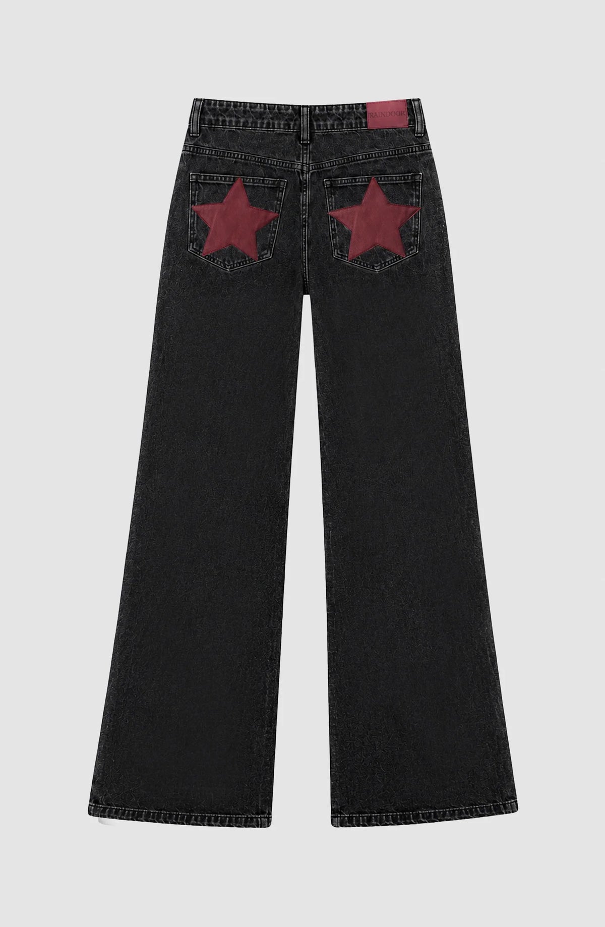 Pantalón Mujer Straight Estrella Black