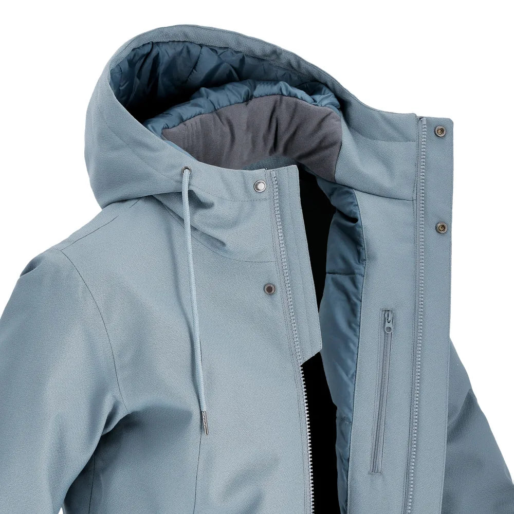 Parka Mujer Abrigo Eryx Gris