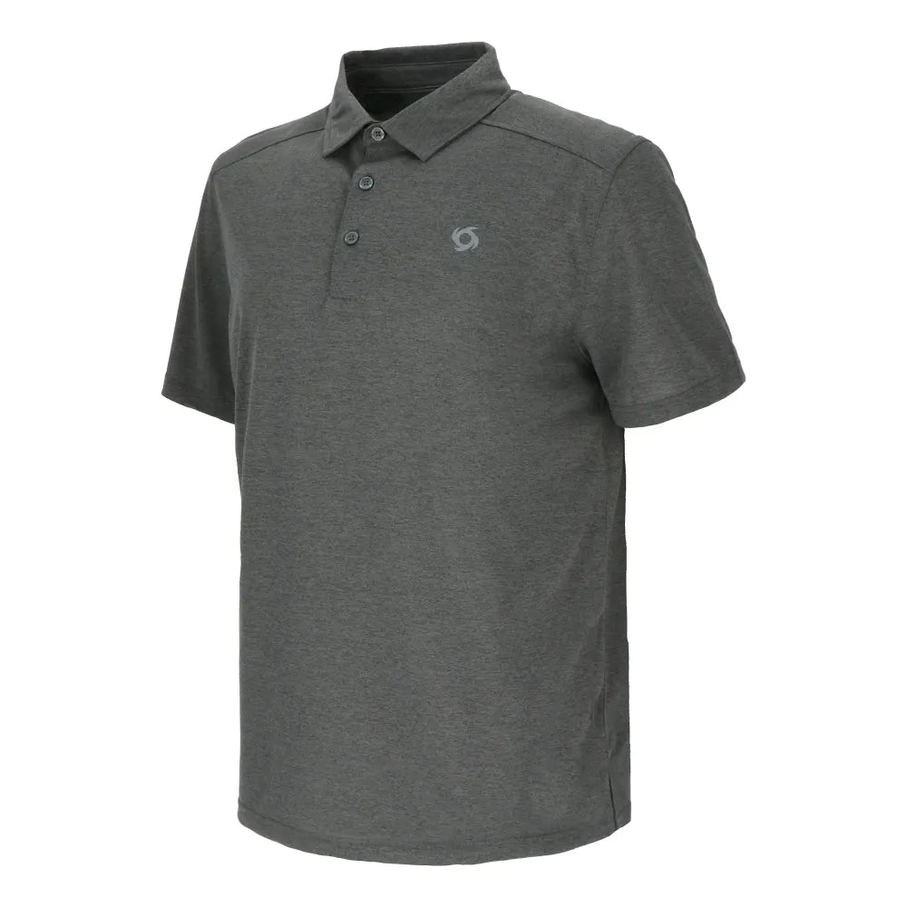 Polera Hombre Manga Corta Deportiva Lava Polo Gris
