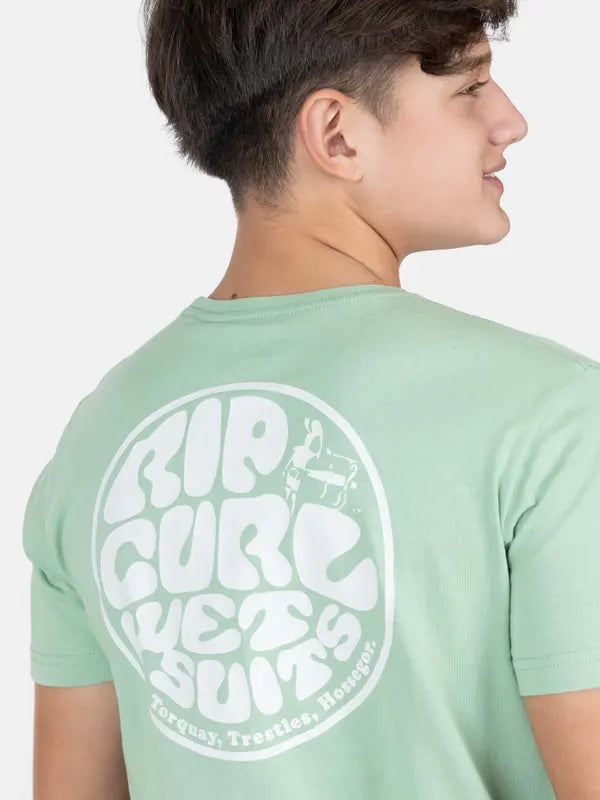 Polera Niño Shoulder Verde