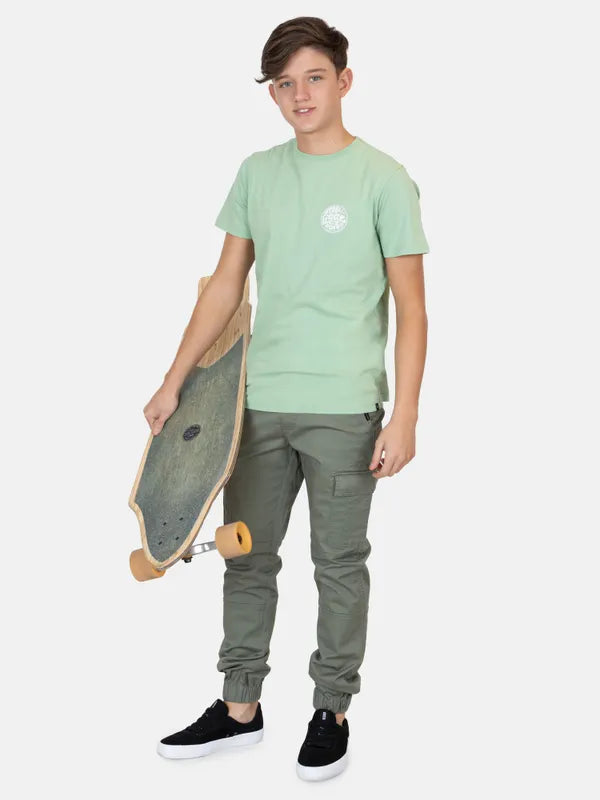 Polera Niño Shoulder Verde