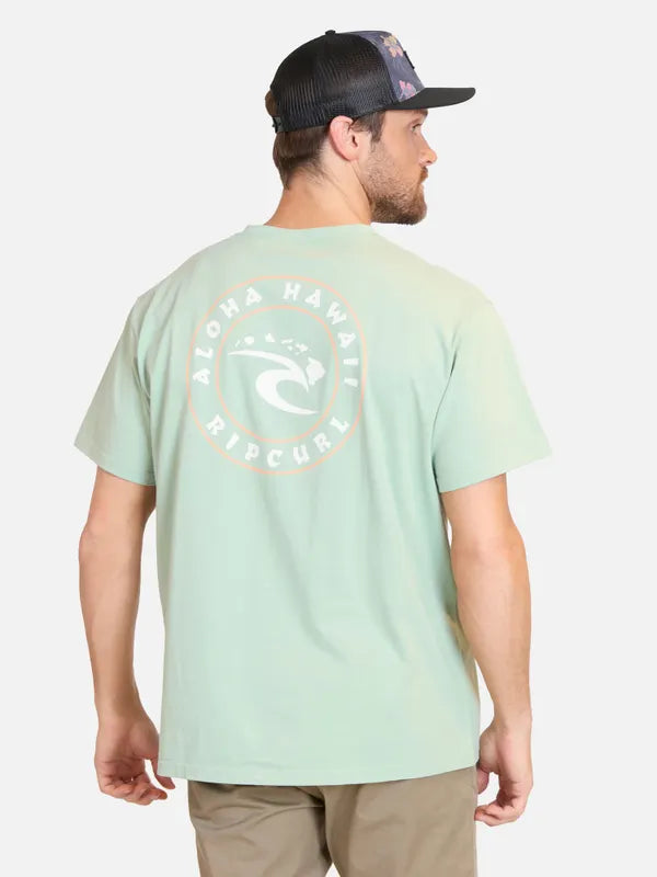 Polera Hombre Oversize Sea Path Verde