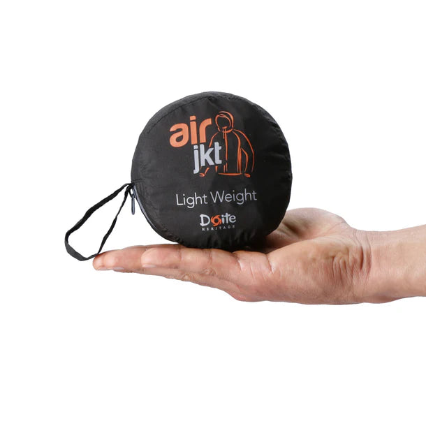 Chaqueta Hombre Compactable Airjkt Hoodie Negro