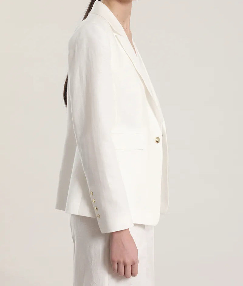 blazer-mujer-clasico-entallado-lino-algodón-crudo