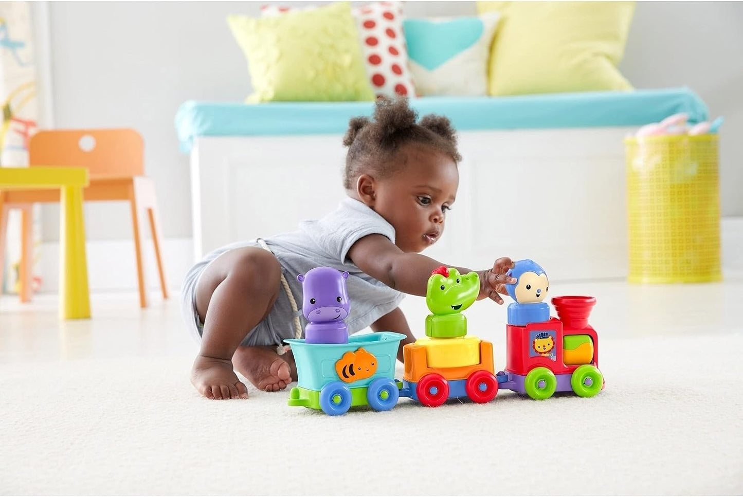 Juguete Para Bebés Tren Animales Divertidos