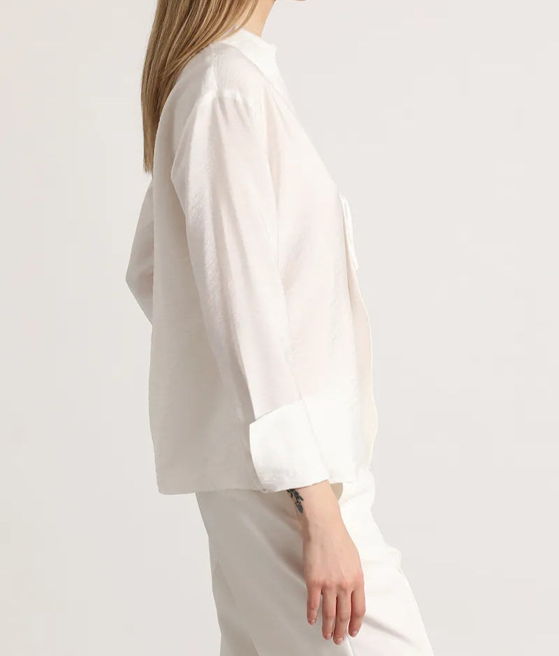 Blusa Mujer Amarras Crudo