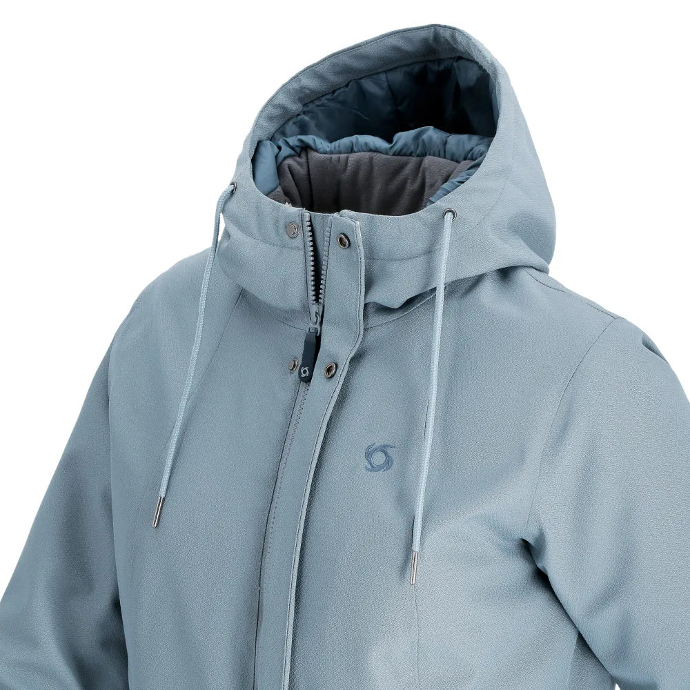 Parka Mujer Abrigo Eryx Gris