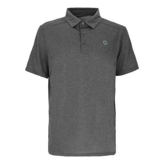 Polera Hombre  Manga Corta Deportiva Lava Polo Gris
