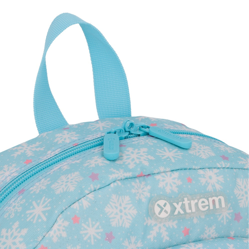 Mochila Escolar Niña Kinder Celeste