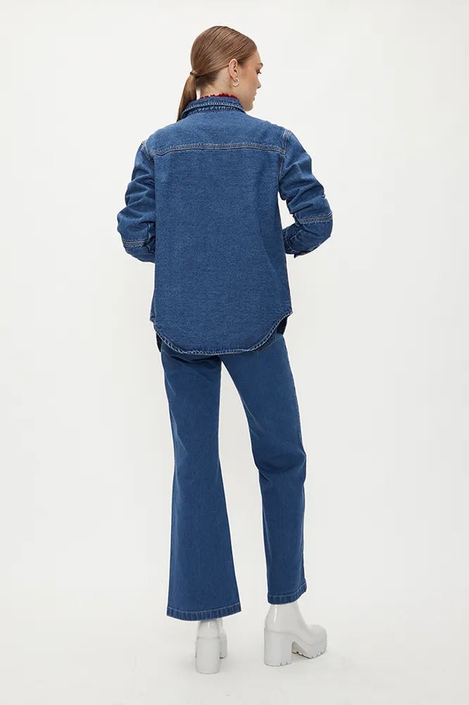 Chaqueta Denim Azul
