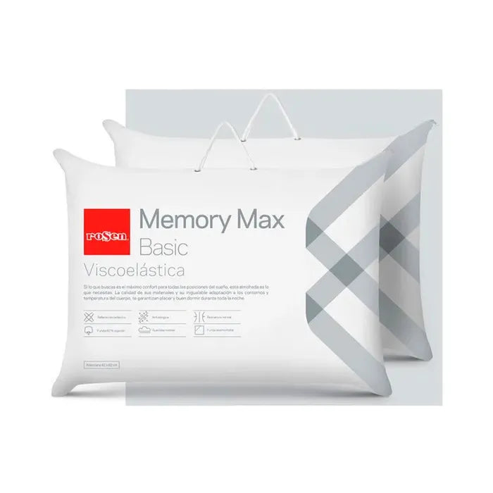 Cama Art 4 de 2 Plazas + 2 Almohadas Viscosa Memory Max