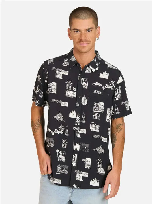 Camisa Hombre Stoney Negro