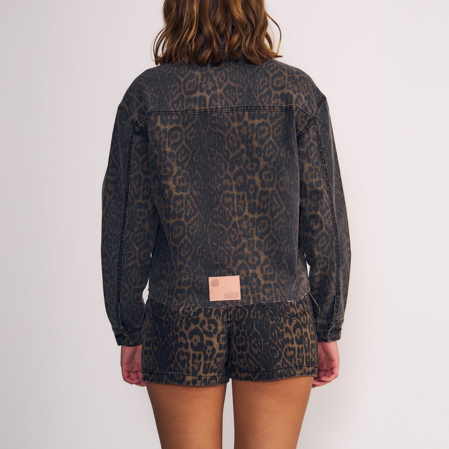 Chaqueta Mujer Abotonada Print