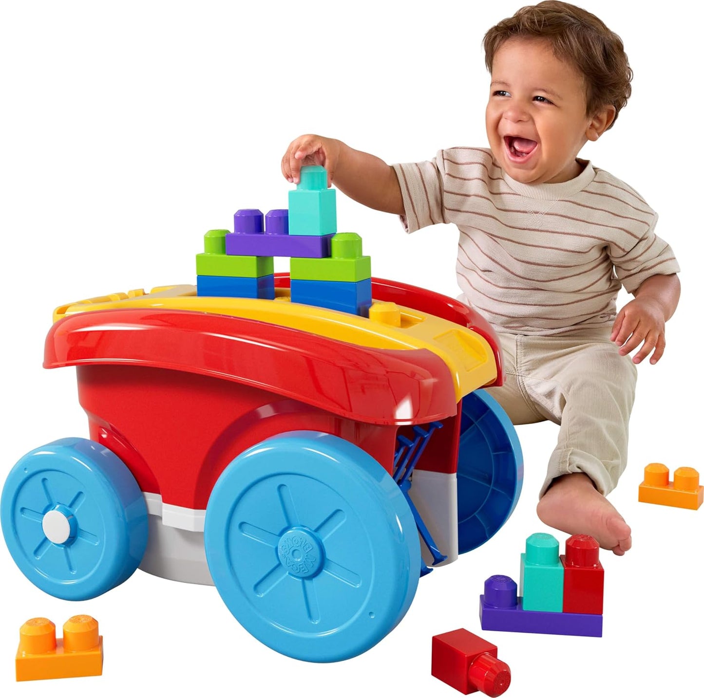 Set de Construcción Mega Bloks Vagón de Carga