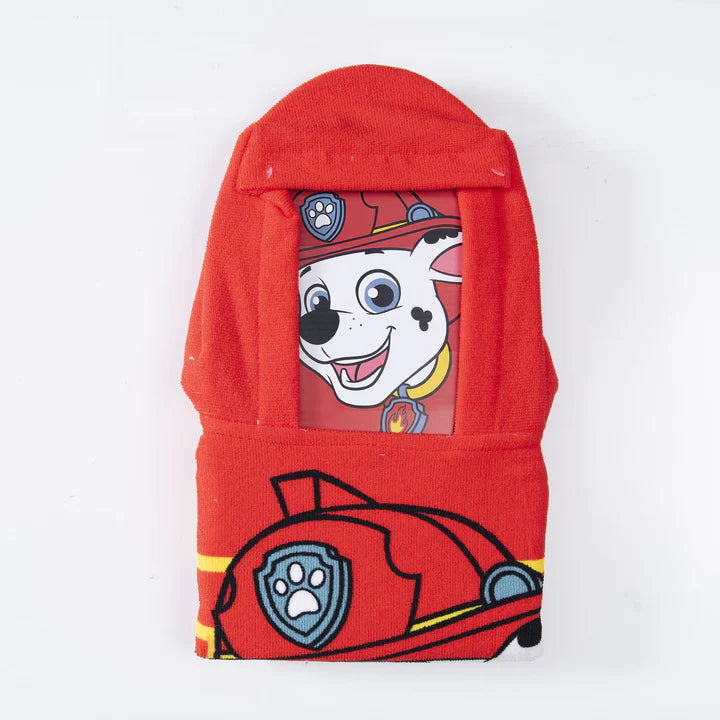Toalla Playa Niño Capucha MF 60x120 cm Paw Patrol Marshall