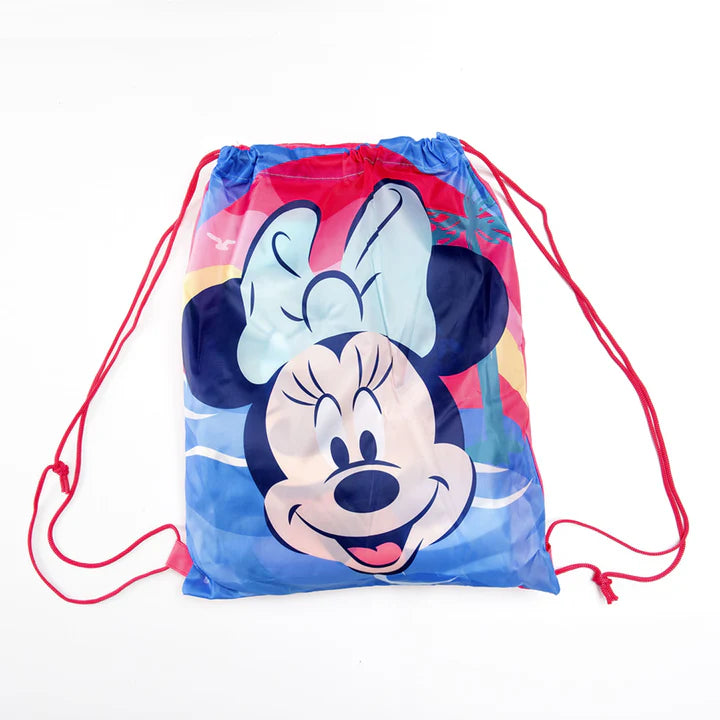 Toalla Playa Niña con Bolso 70x140 cm Minnie Aloha