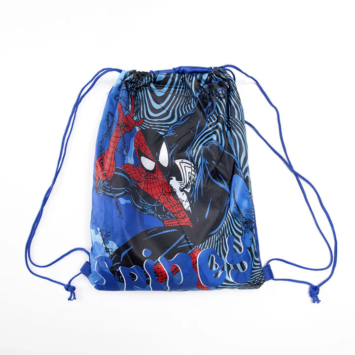 Toalla Playa Niño con Bolso 70x140 cm Spiderman Purple