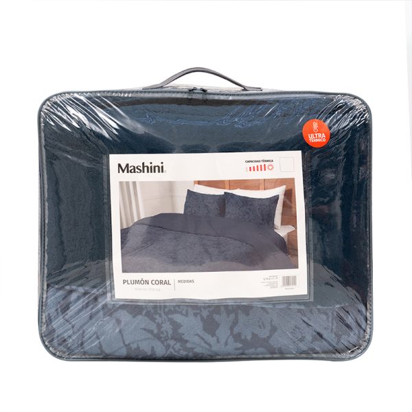 Plumón Coral Estampado Sherpa Maqui