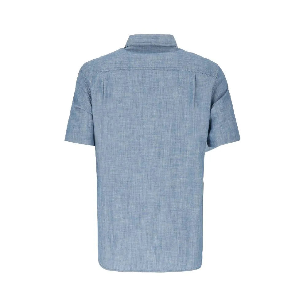 camisa-hombre-manga-corta-solden-melange-azul