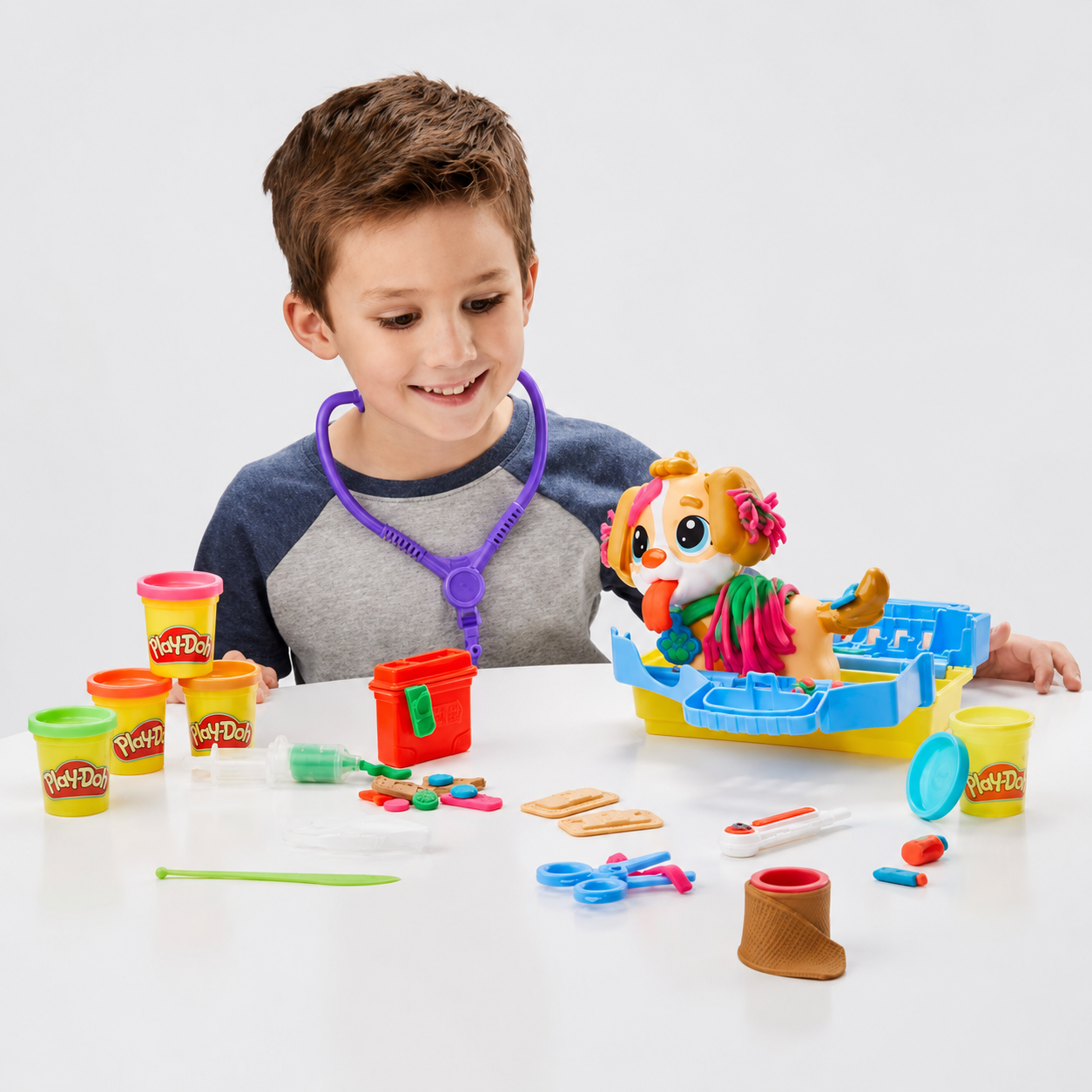 Set de masas Play-Doh Kit Veterinario