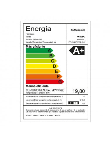 Freezer Horizontal FF-255AF