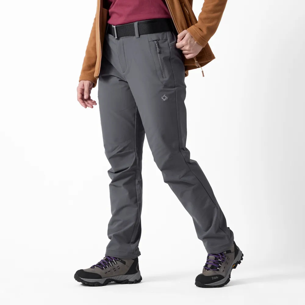 Pantalon Mujer Largo Bronco Gris Oscuro
