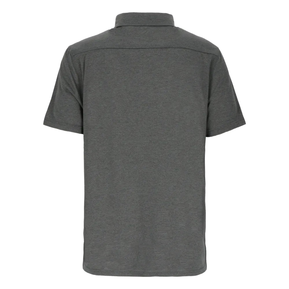 Polera Hombre Manga Corta Deportiva Lava Polo Gris