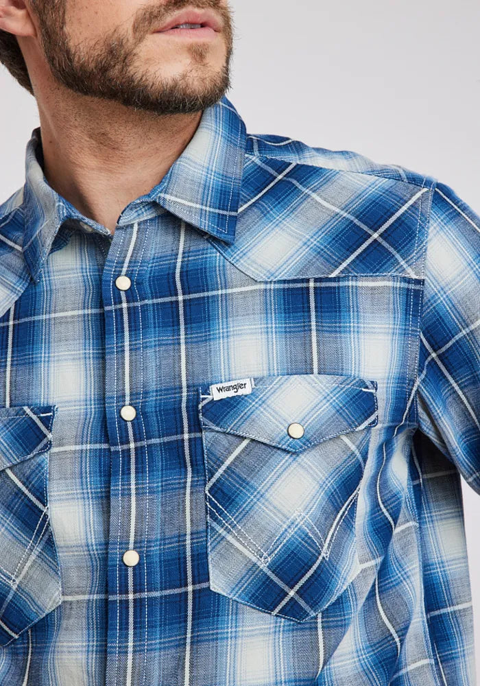 camisa-hombre-western-shirt-buffalo-indigo