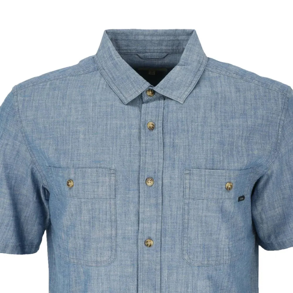 camisa-hombre-manga-corta-solden-melange-azul