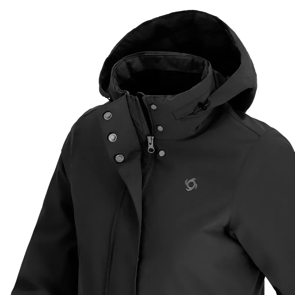 Parka Mujer Abrigo Eva Negro
