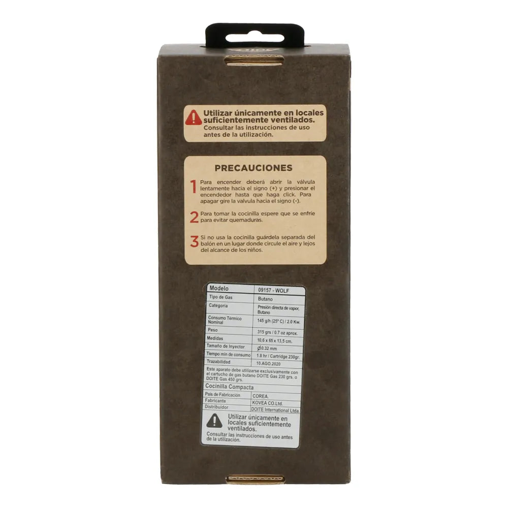 Cocinilla Compacta Wolf Plateado