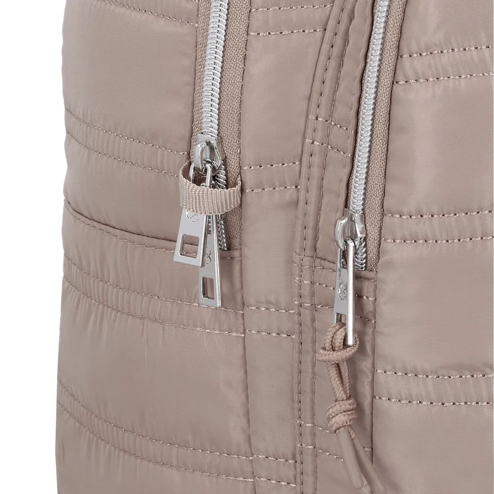 Mochila Para Notebook Mujer 15" Vermont Simply Taupe