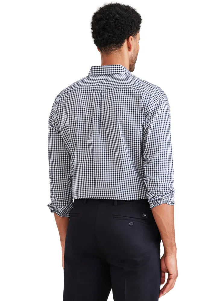 Camisa Hombre Signature Stain Defender® Classic Fit Navy