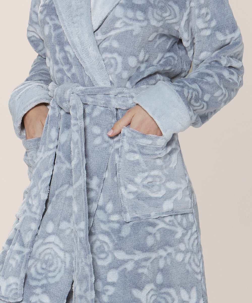 Bata Mujer Polar Fantasia Jeans