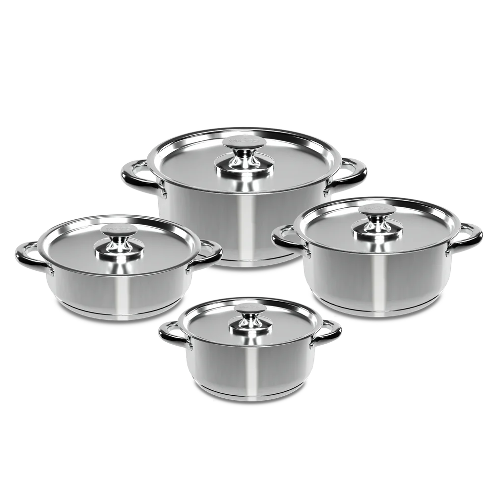 Batería de Cocina Acero Inoxidable 460-8SS 8 Piezas