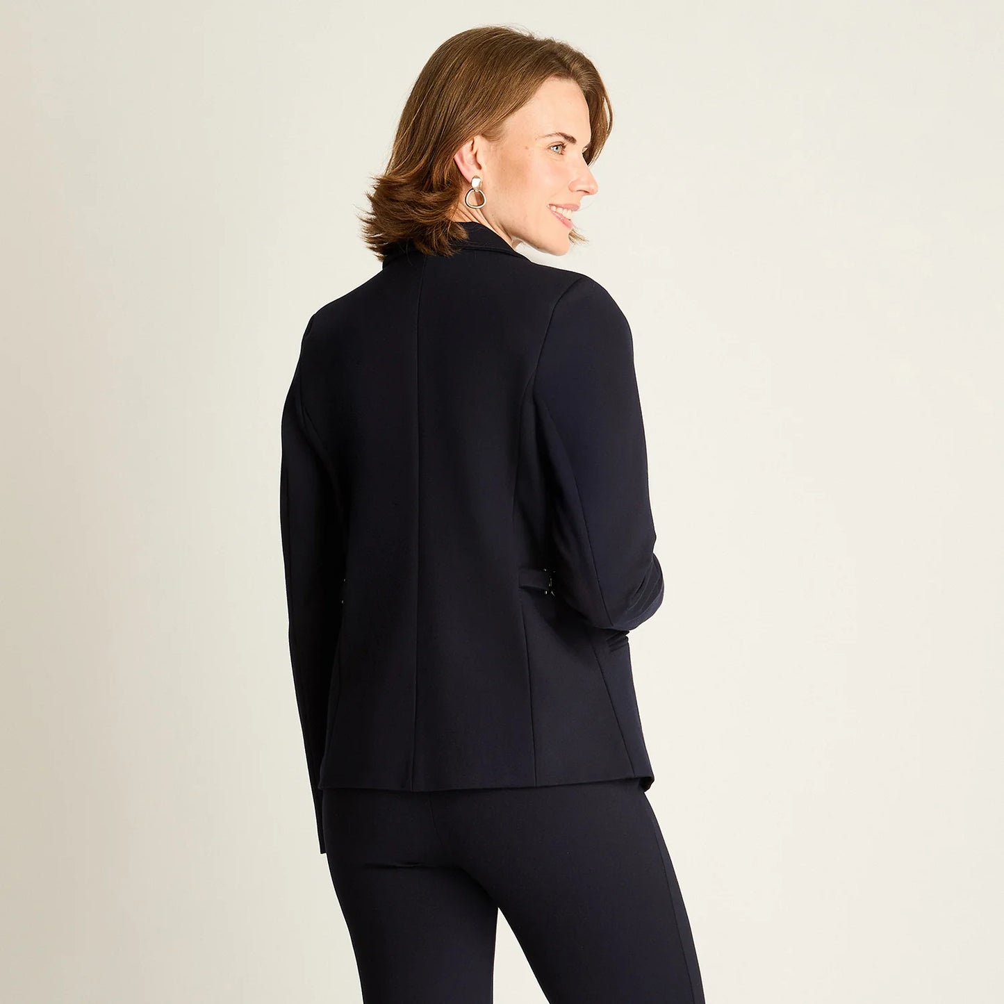 Blazer Mujer Azul Entallado