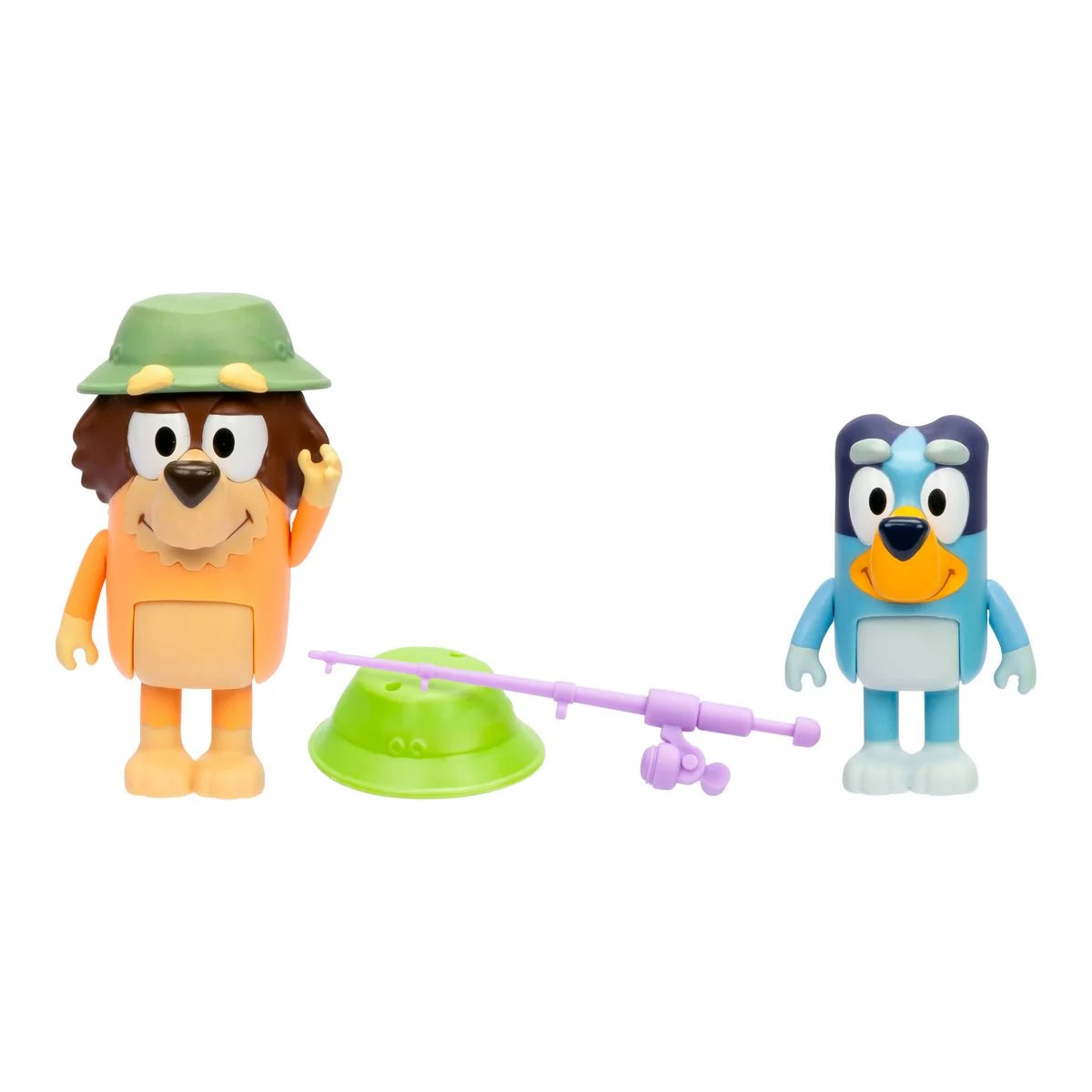 Pack 2 Figuras Personajes Bluey - Pescando