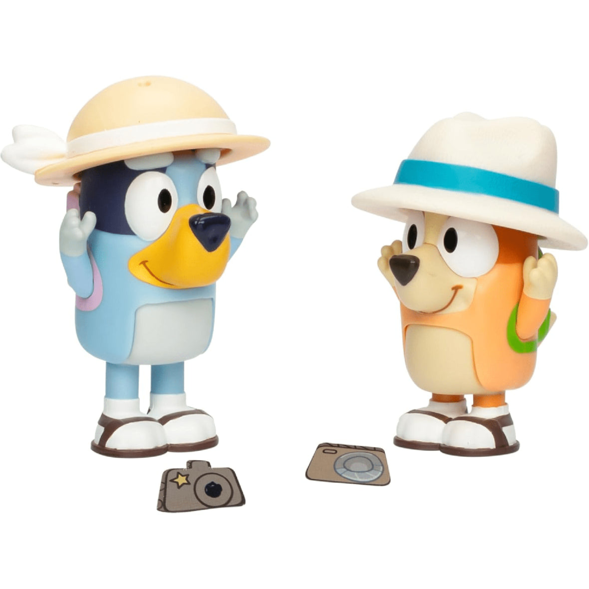 Pack 2 Figuras Personajes Bluey - De Vacaciones