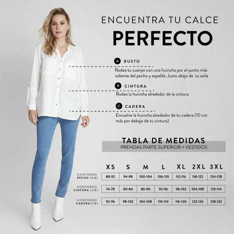 Blusa Mujer Blanca con Rayas Finas