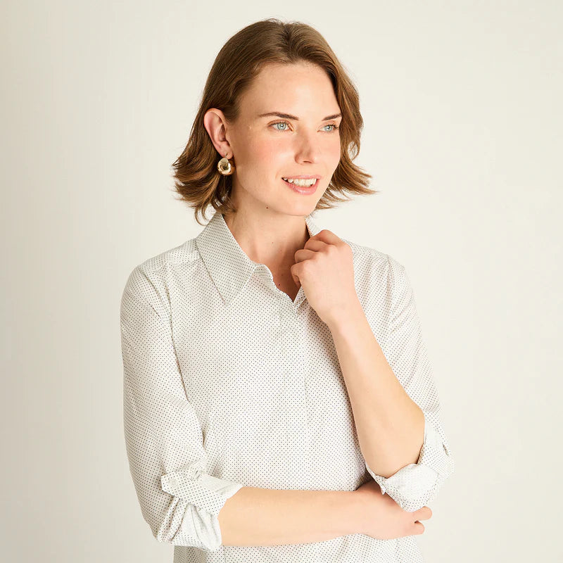 Blusa Mujer Crudo de Algodón