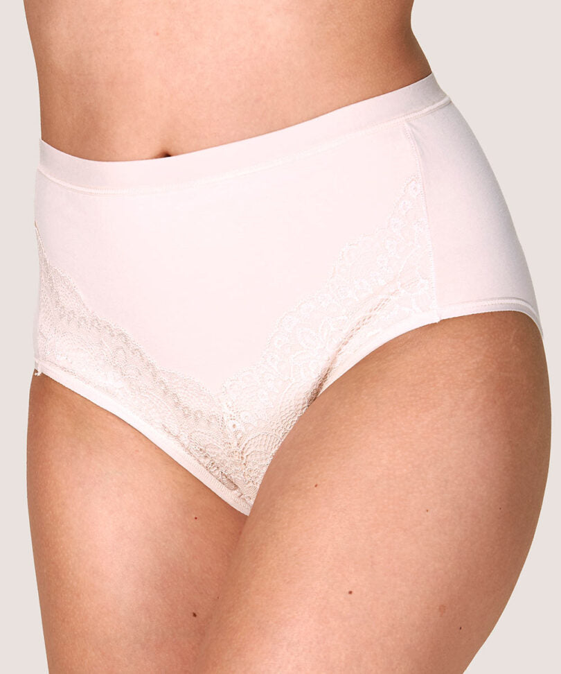 Cuadro Mujer Maxi Cotton y Encaje Nude
