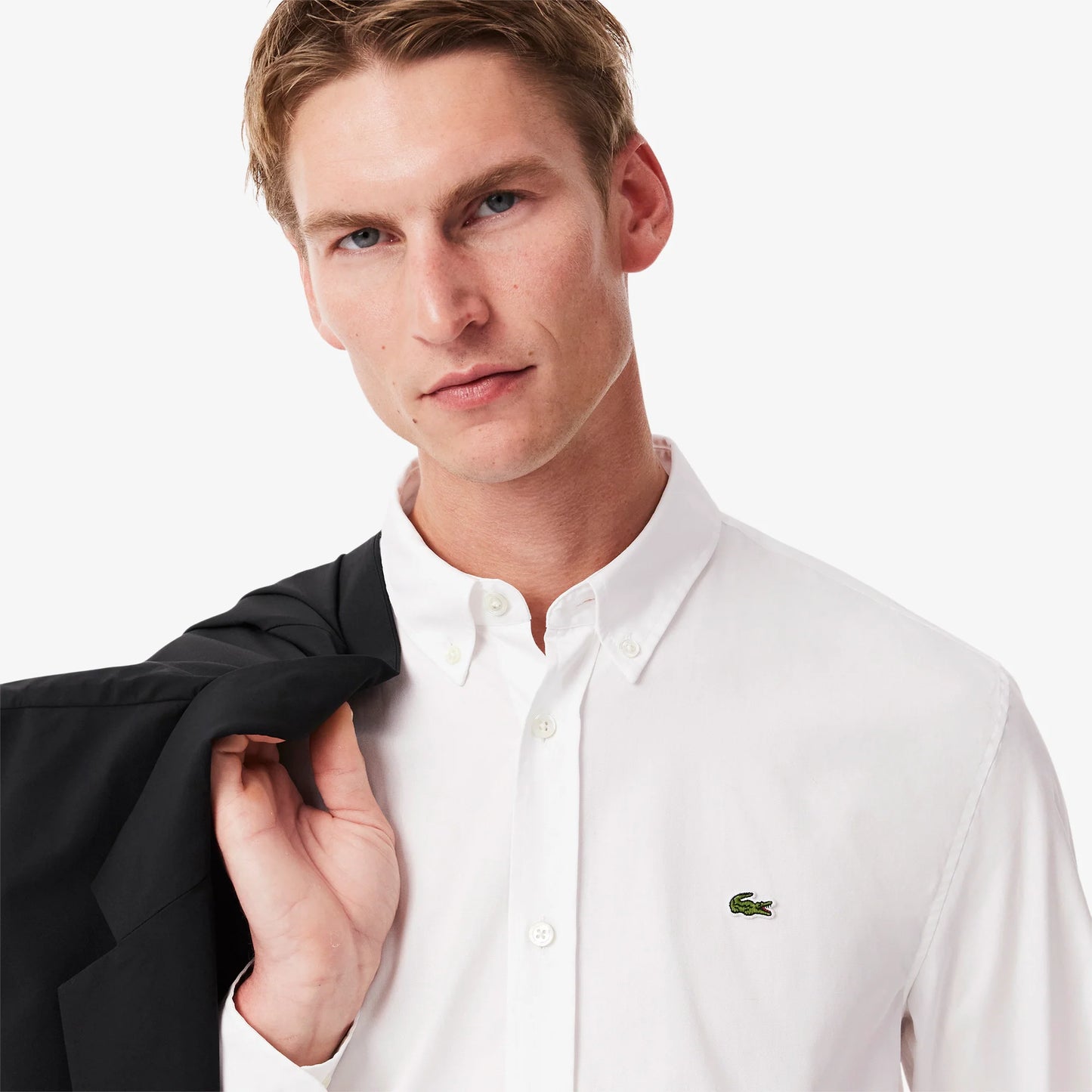 camisa-hombre-regular-de-algodón-negro