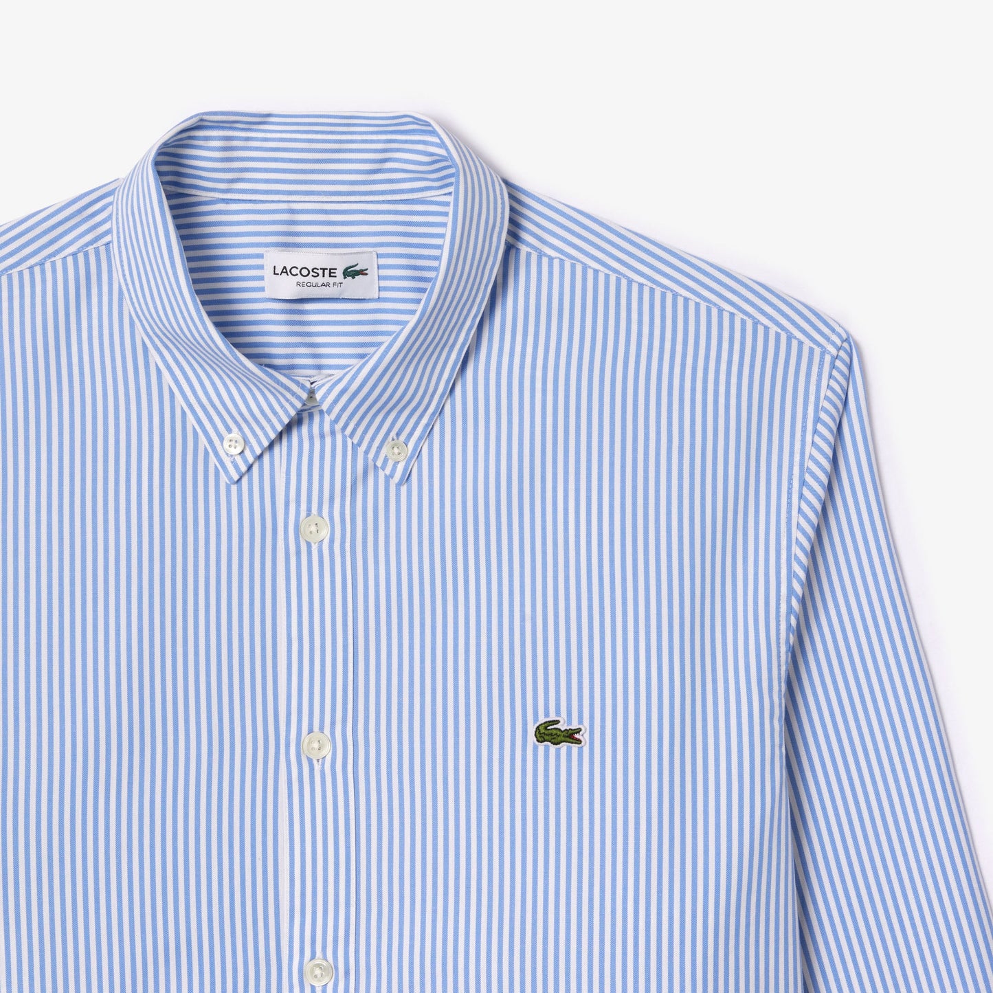 camisa-hombre-regular-de-algodón-de-rayas-cleste