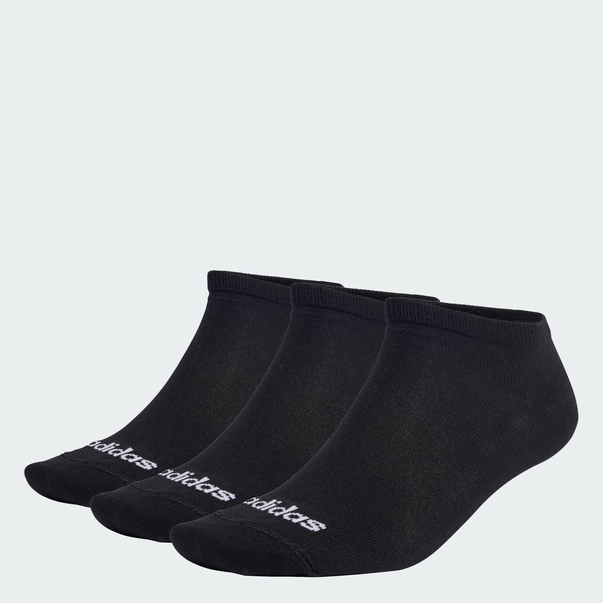 Calcetines Thin Linear Low-Cut 3 Pairs Black