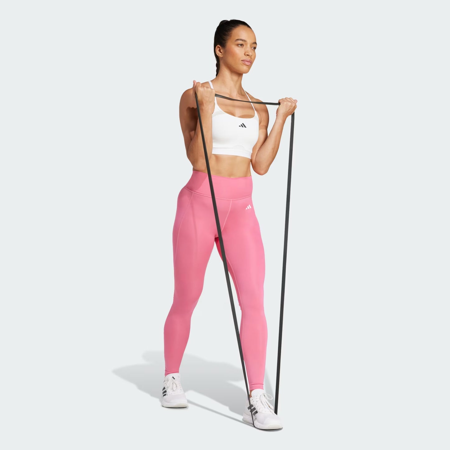 Calzas Mujer Largas Optimé Essentials Bolsillo Oculto Pink Fusion