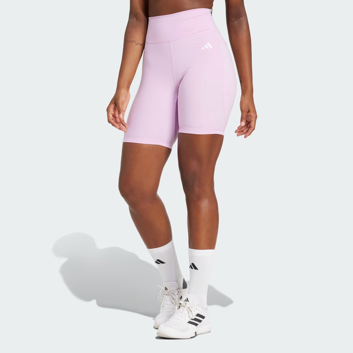 Calza Mujer Optimé Essentials Stash Pocket de 7 pulgadas Bliss Lilac