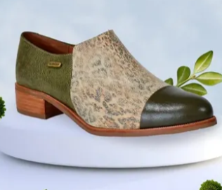 Zapato mujer Verde Hebles