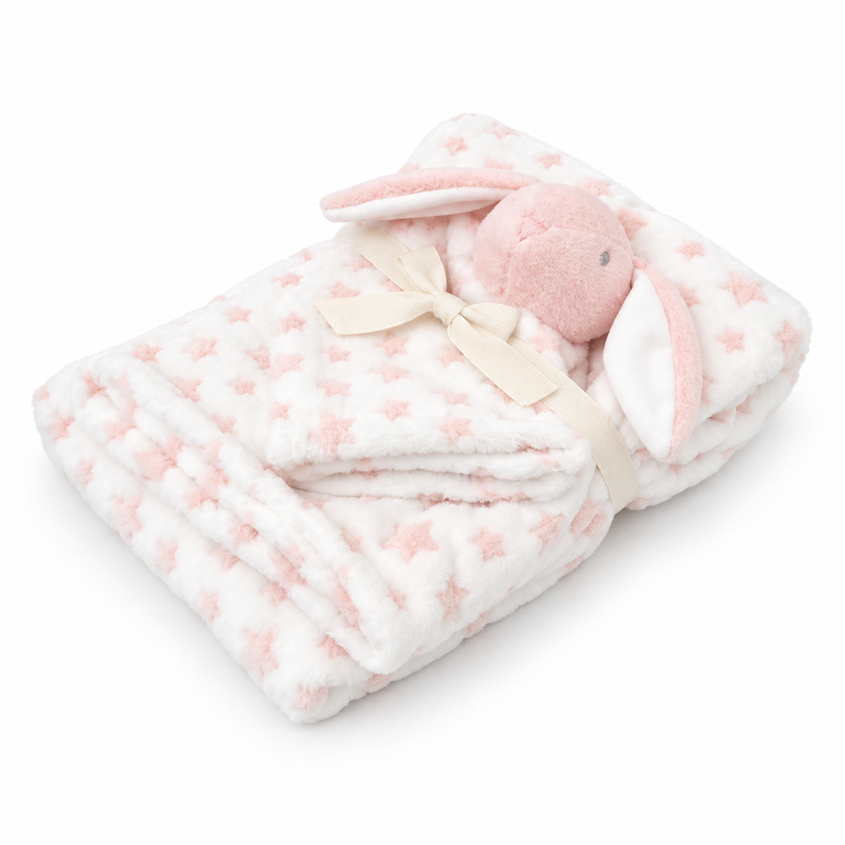 Manta Plush De Bebe Rosada