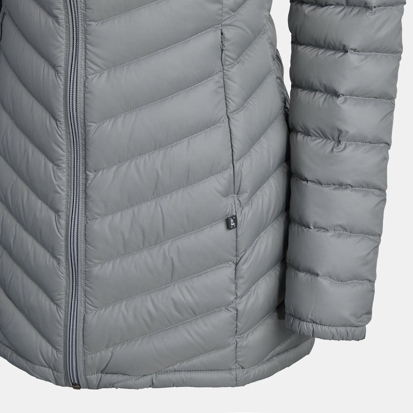 Parka Mujer Pluma Aken con Gorro Negro